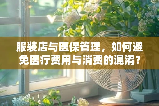 服装店与医保管理，如何避免医疗费用与消费的混淆？