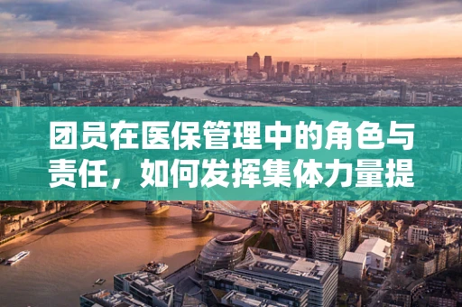 团员在医保管理中的角色与责任，如何发挥集体力量提升医疗保障效率？