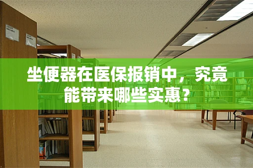 坐便器在医保报销中，究竟能带来哪些实惠？