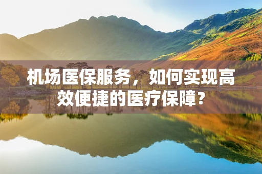 机场医保服务，如何实现高效便捷的医疗保障？
