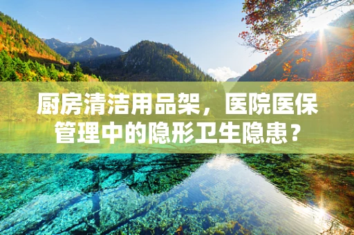 厨房清洁用品架，医院医保管理中的隐形卫生隐患？