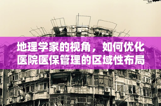 地理学家的视角，如何优化医院医保管理的区域性布局？