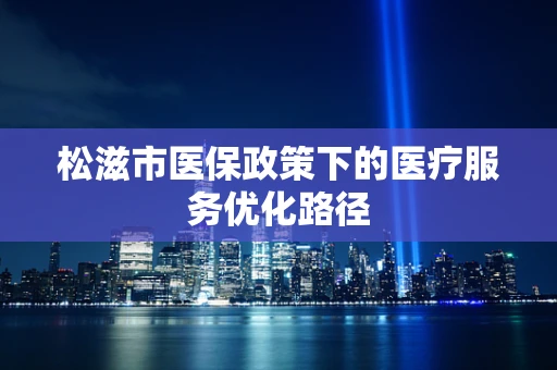 松滋市医保政策下的医疗服务优化路径