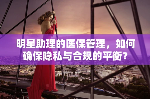 明星助理的医保管理，如何确保隐私与合规的平衡？