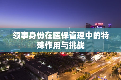 领事身份在医保管理中的特殊作用与挑战