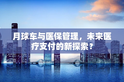 月球车与医保管理，未来医疗支付的新探索？