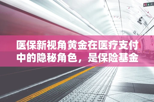 医保新视角黄金在医疗支付中的隐秘角色，是保险基金的守护者还是奢侈品的误用？