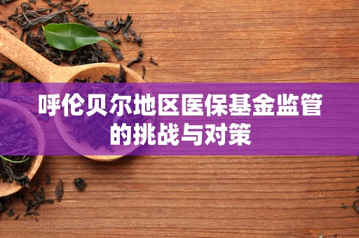 呼伦贝尔地区医保基金监管的挑战与对策