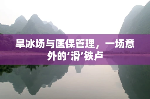 旱冰场与医保管理，一场意外的‘滑’铁卢