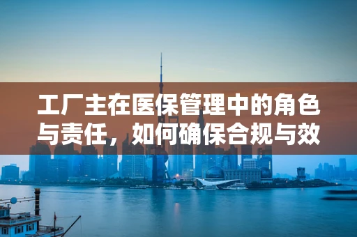 工厂主在医保管理中的角色与责任，如何确保合规与效率的平衡？