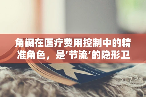 角阀在医疗费用控制中的精准角色，是‘节流’的隐形卫士吗？