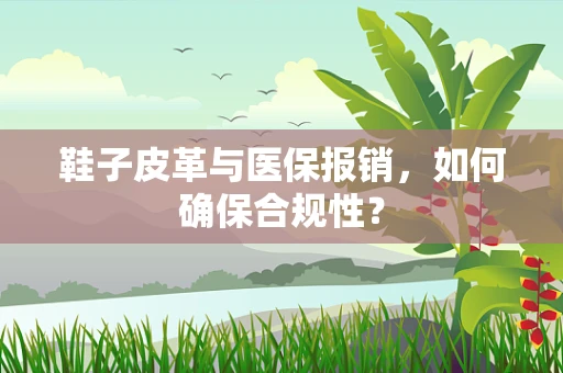 鞋子皮革与医保报销，如何确保合规性？