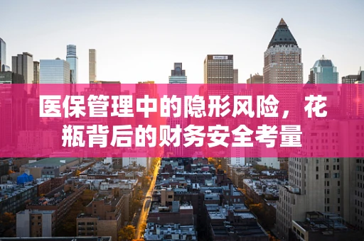 医保管理中的隐形风险，花瓶背后的财务安全考量
