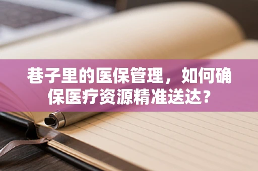 巷子里的医保管理，如何确保医疗资源精准送达？