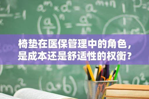 椅垫在医保管理中的角色，是成本还是舒适性的权衡？