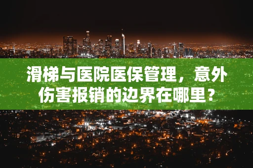 滑梯与医院医保管理，意外伤害报销的边界在哪里？