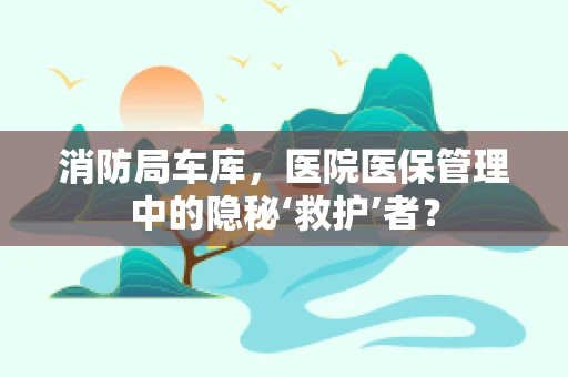 消防局车库，医院医保管理中的隐秘‘救护’者？