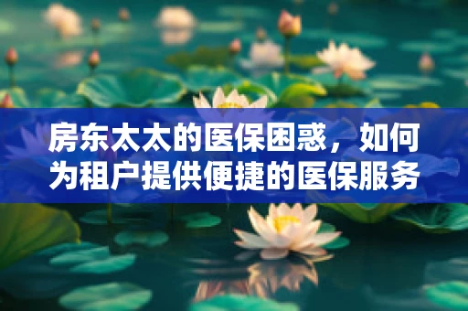 房东太太的医保困惑，如何为租户提供便捷的医保服务？