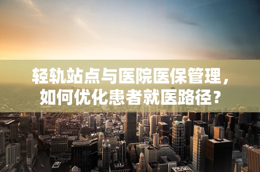 轻轨站点与医院医保管理，如何优化患者就医路径？