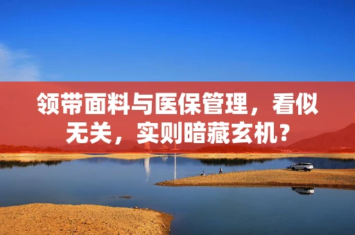 领带面料与医保管理，看似无关，实则暗藏玄机？