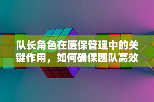 队长角色在医保管理中的关键作用，如何确保团队高效运转？