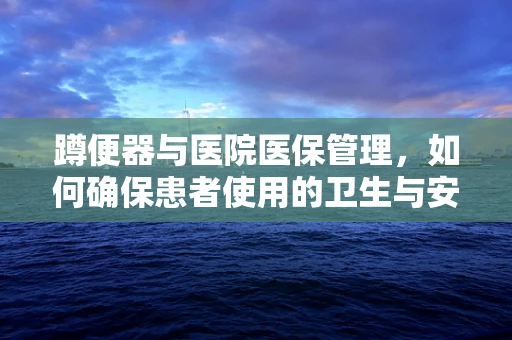蹲便器与医院医保管理，如何确保患者使用的卫生与安全？