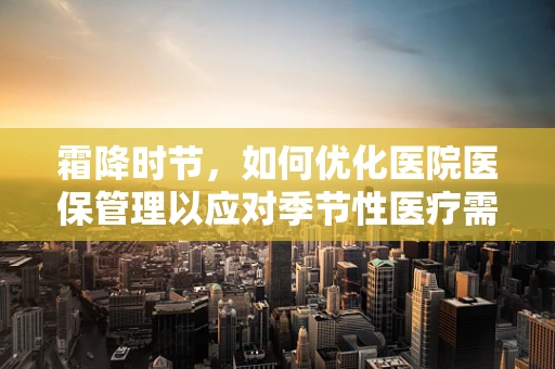 霜降时节，如何优化医院医保管理以应对季节性医疗需求变化？