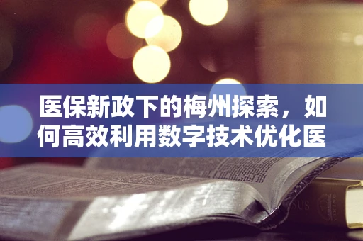 医保新政下的梅州探索，如何高效利用数字技术优化医保服务？