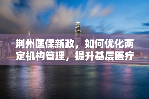 荆州医保新政，如何优化两定机构管理，提升基层医疗服务可及性？