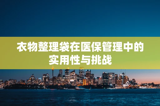 衣物整理袋在医保管理中的实用性与挑战