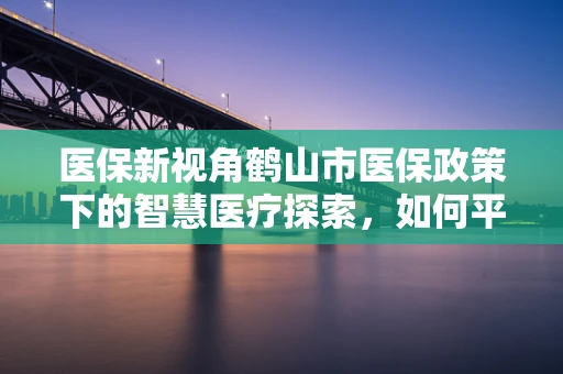 医保新视角鹤山市医保政策下的智慧医疗探索，如何平衡效率与公平？
