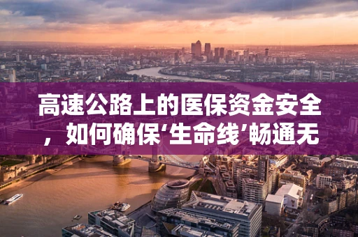 高速公路上的医保资金安全，如何确保‘生命线’畅通无阻？
