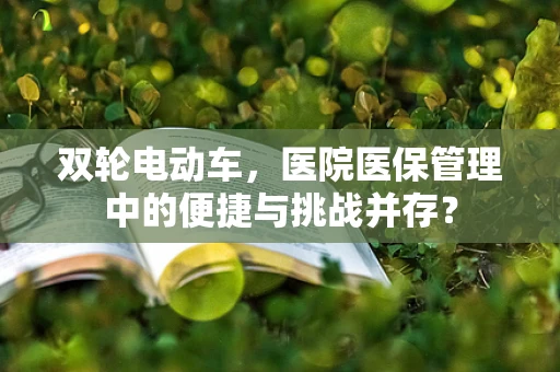 双轮电动车，医院医保管理中的便捷与挑战并存？