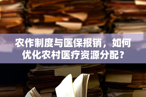 农作制度与医保报销，如何优化农村医疗资源分配？