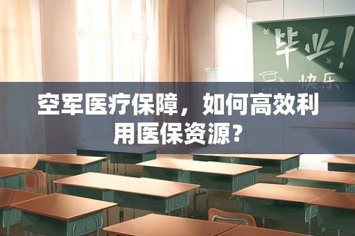 空军医疗保障，如何高效利用医保资源？