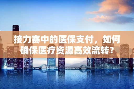 接力赛中的医保支付，如何确保医疗资源高效流转？