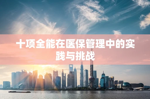 十项全能在医保管理中的实践与挑战