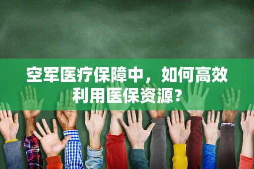 空军医疗保障中，如何高效利用医保资源？