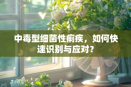 中毒型细菌性痢疾，如何快速识别与应对？