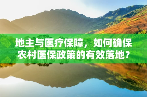 地主与医疗保障，如何确保农村医保政策的有效落地？