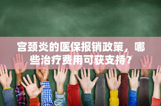 宫颈炎的医保报销政策，哪些治疗费用可获支持？
