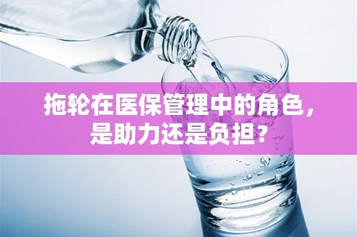 拖轮在医保管理中的角色，是助力还是负担？