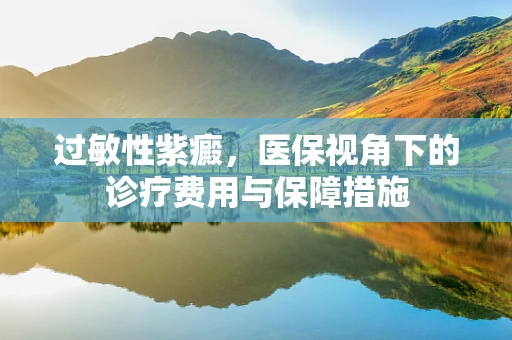 过敏性紫癜，医保视角下的诊疗费用与保障措施