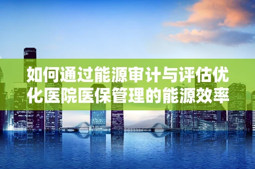 如何通过能源审计与评估优化医院医保管理的能源效率？
