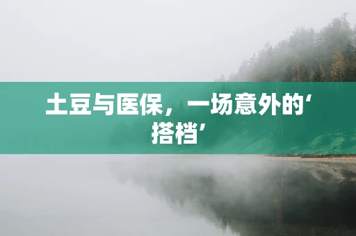 土豆与医保，一场意外的‘搭档’