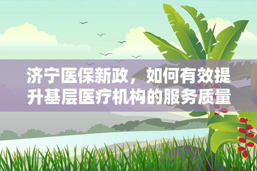 济宁医保新政，如何有效提升基层医疗机构的服务质量与效率？