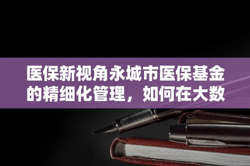 医保新视角永城市医保基金的精细化管理，如何在大数据浪潮中稳舵前行？