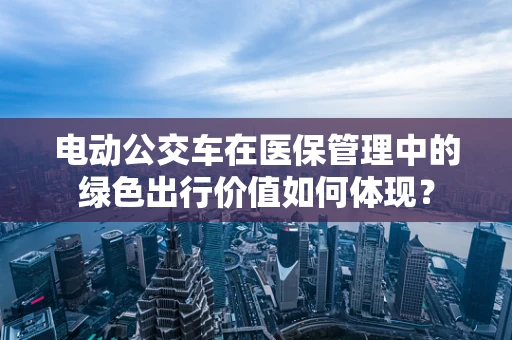 电动公交车在医保管理中的绿色出行价值如何体现？