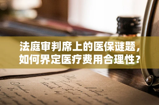 法庭审判席上的医保谜题，如何界定医疗费用合理性？