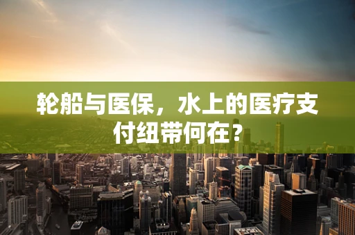 轮船与医保，水上的医疗支付纽带何在？